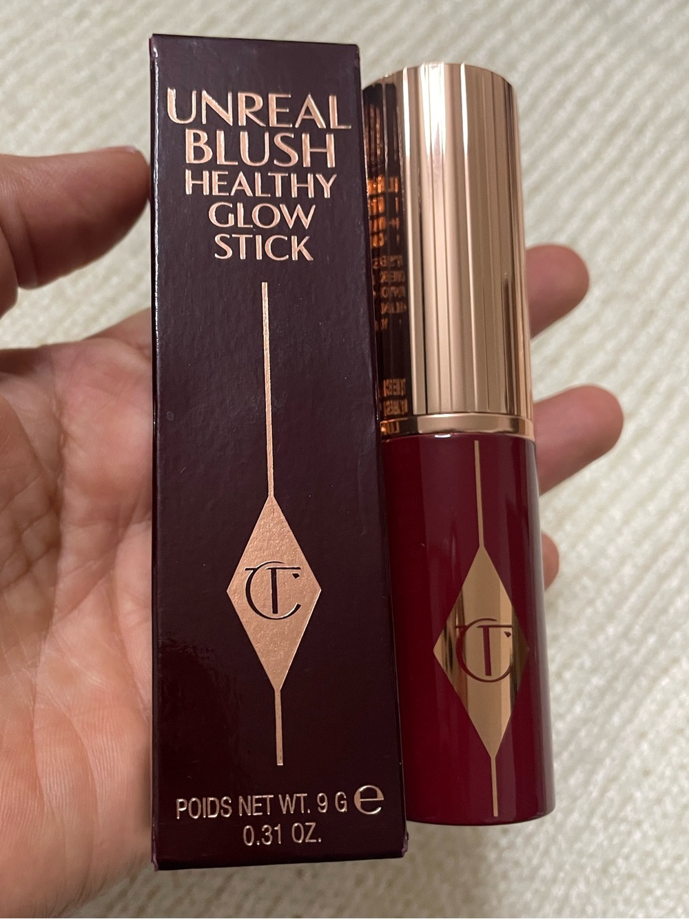 Charlotte Tilbury Unreal Blush Healthy Glow Stick — Berry glow